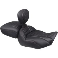 SEAT SOLO DELUXE TOUR W/DBR DARK CHERRY THREAD