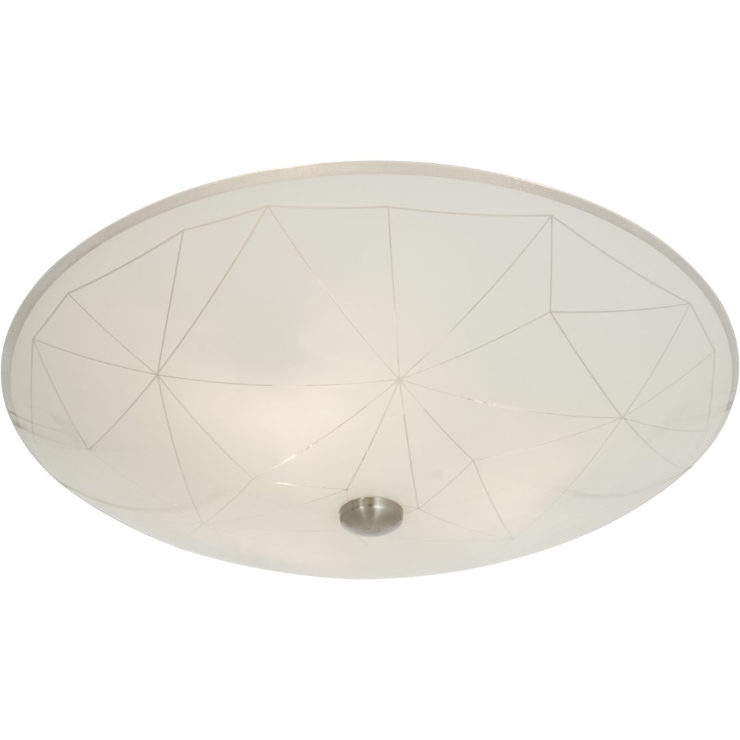 Sektor Plafond, Vit/stål ANETA HOME Sockel E14 Vit /Stål