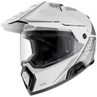 Sena Helmet Outlander Vit, S
