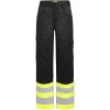 Servicebyxa 2417 Stretch Varsel Svart Gul Jobman – miniatyr 1