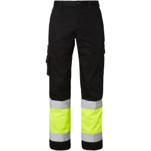 Servicebyxor 2070 Svart/Gul Top Swede