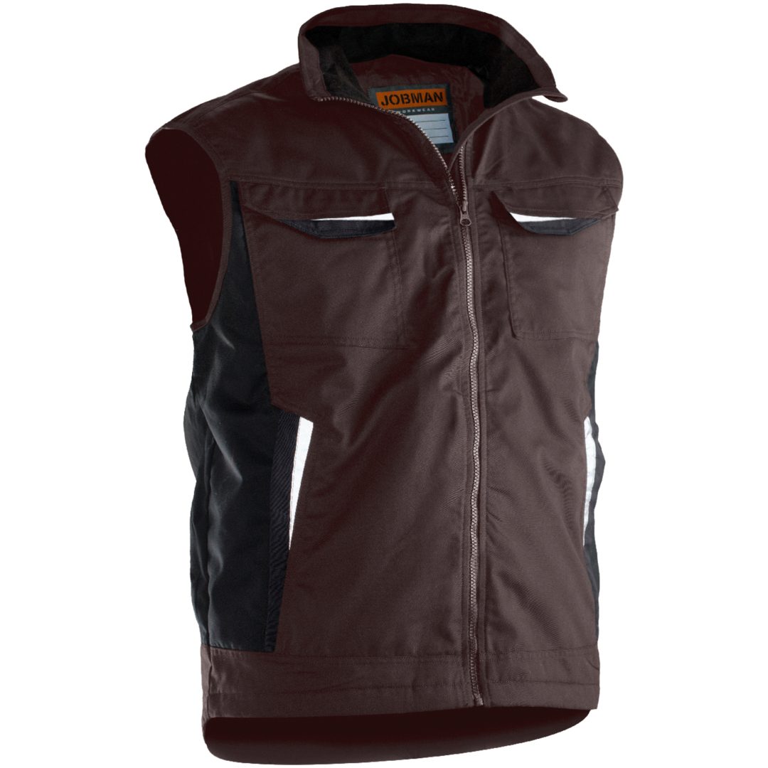 Serviceväst Fodrad 7517 Practical Brun Jobman XXXL