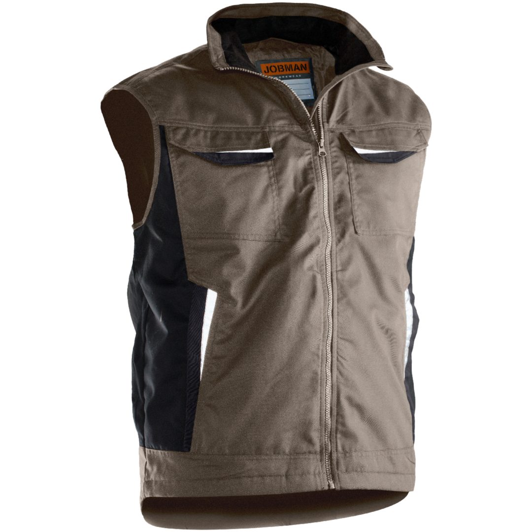 Serviceväst Fodrad 7517 Practical Khaki Jobman XXXL