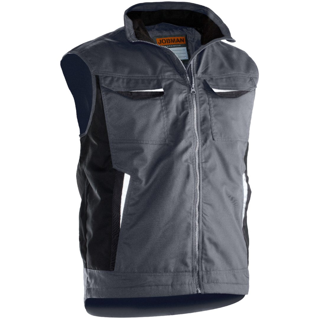 Serviceväst Fodrad 7517 Practical Mörkgrå Jobman XXXL