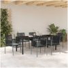 Set med 4 Svart Poly Rattan Hållbar vidaXL 54x60.5x83.5 cm – miniatyr 4