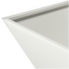 Set med plastkrukor Vit Plast Stapelbar vidaXL 40 x 40 x 15 cm – miniatyr 10