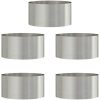 Set med rostfria stålkrukor Rostfritt stål Robusta vidaXL 40 cm i diameter – miniatyr 2