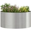 Set med rostfria stålkrukor Rostfritt stål Robusta vidaXL 40 cm i diameter – miniatyr 3