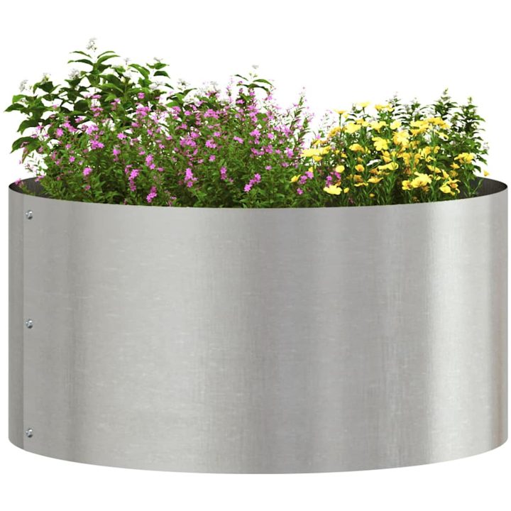 Set med rostfria stålkrukor Rostfritt stål Robusta vidaXL 40 cm i diameter – bild 3