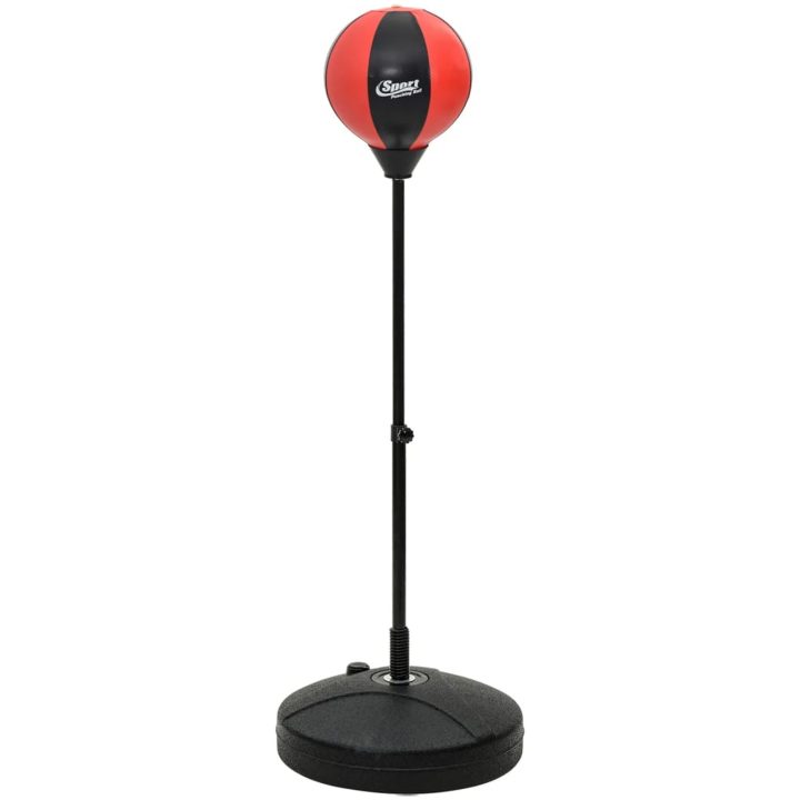Set med stansboll med handskar och pump justerbar höjd 81-122cm vidaXL – bild 3