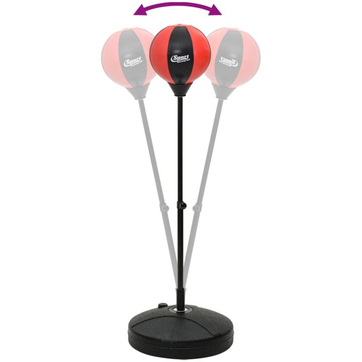 Set med stansboll med handskar och pump justerbar höjd 81-122cm vidaXL – bild 4