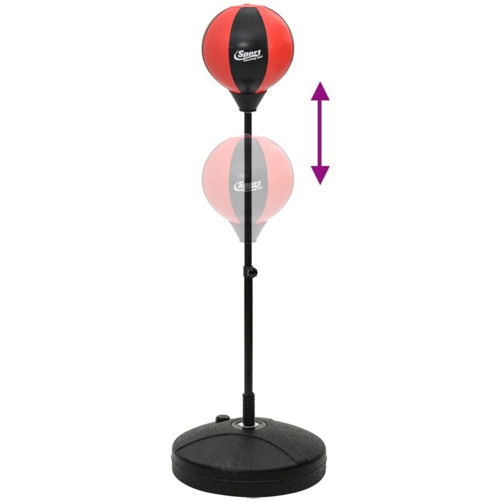 Set med stansboll med handskar och pump justerbar höjd 81-122cm vidaXL – bild 6