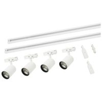 SET MINIRULLE 4X8W 2-KRETS VIT