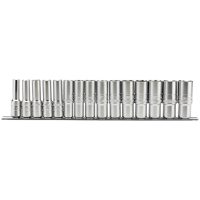 Set of 15 1/2' Sockets 10 to 24mm DRAPER