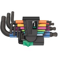 Sexkantnyckelsats 950/9 HP HF 1 Wera