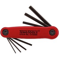 Sexkantnycklar i sats 1476NMM / 1476NAF Teng Tools