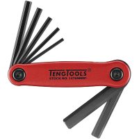 Sexkantnycklar i sats 1476NMM1 Teng Tools