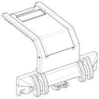 SHAD TR47 Spare Lock System Lower Part