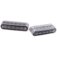 SHIN YO Shorty LED Indicator-Module Body / Lens Smoked (Pair), Front & Rear