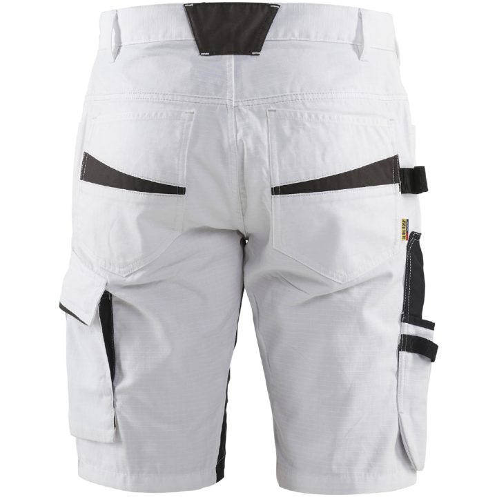 Shorts 10941330 Vit / Grå BLÅKLÄDER SHORTS 10941330 VIT/MÖRKGRÅ 44 – bild 2