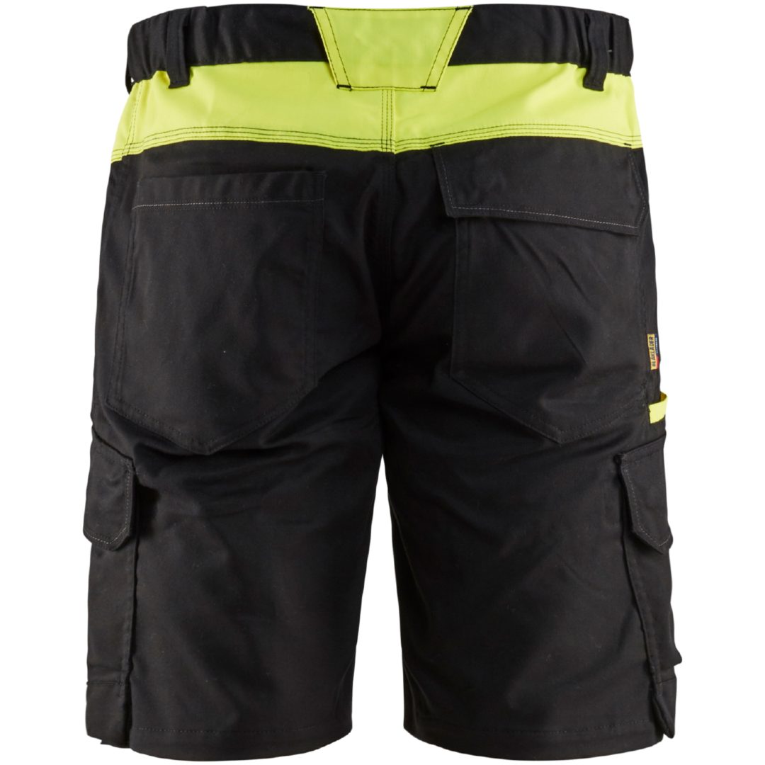 Shorts 14461832 Svart / Hivisgul BLÅKLÄDER SHORTS 14461832 SVART/GUL 44 – bild 2