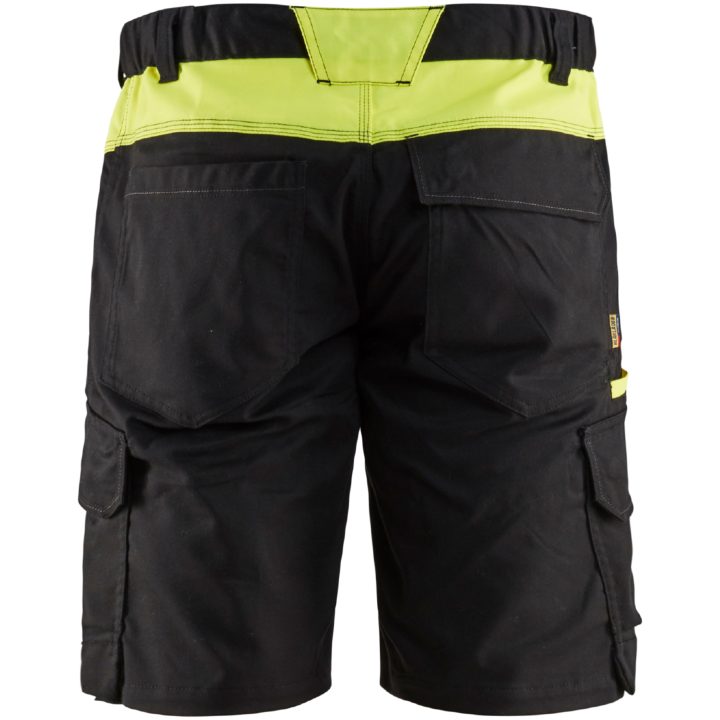 Shorts 14461832 Svart / Hivisgul BLÅKLÄDER SHORTS 14461832 SVART/GUL 44 – bild 2