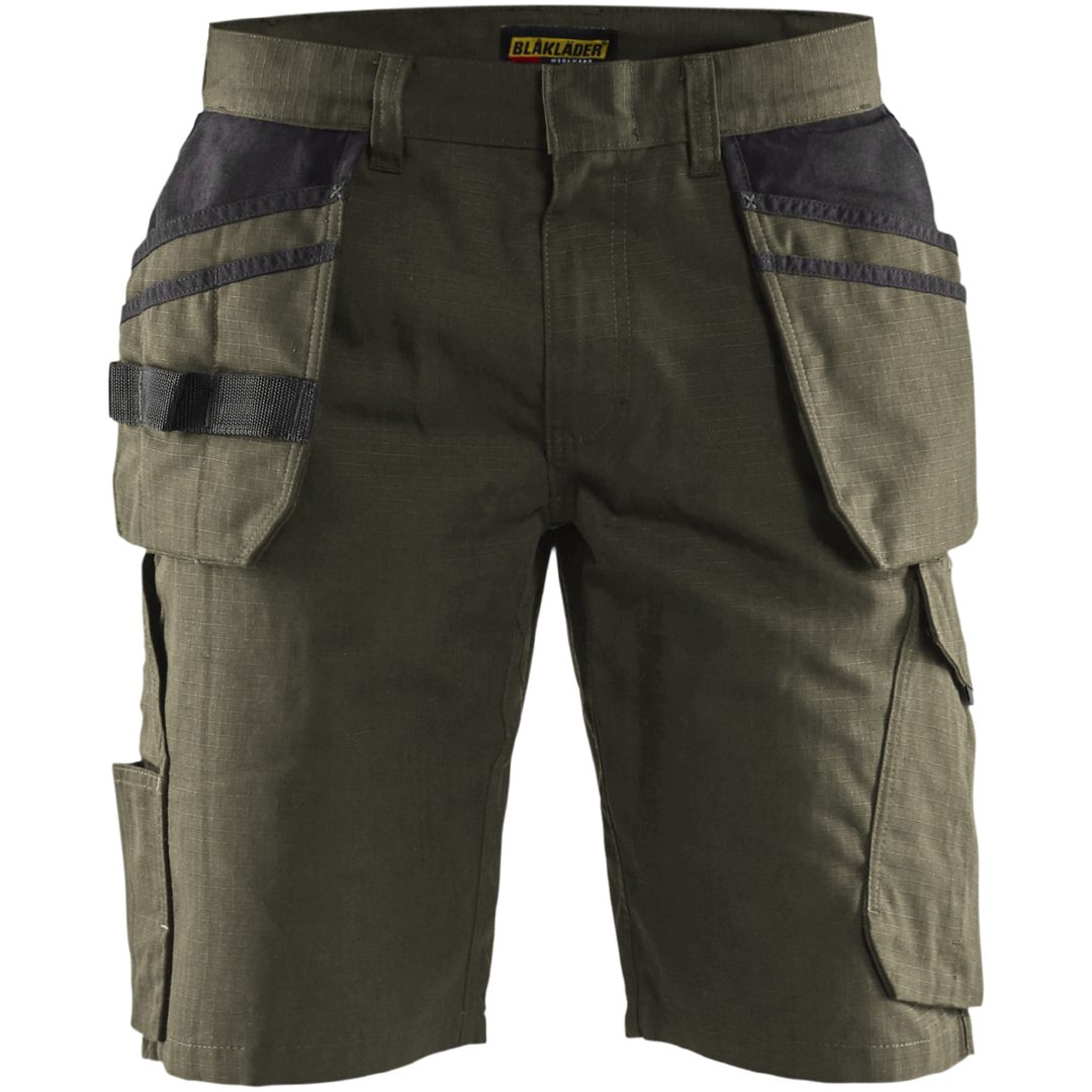Shorts 14941330 Grön / Svart BLÅKLÄDER SHORTS 14941330 OLIVGRÖN/SV 44