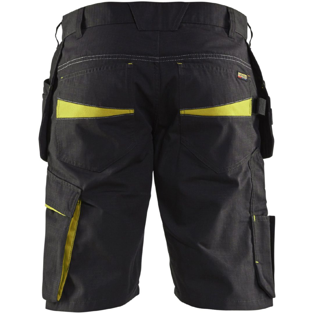 Shorts 14941330 Svart / Hivisgul BLÅKLÄDER SHORTS 14941330 SVART/GUL 44 – bild 2