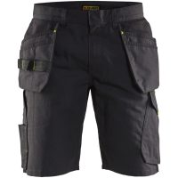 Shorts 14941330 Svart / Hivisgul BLÅKLÄDER