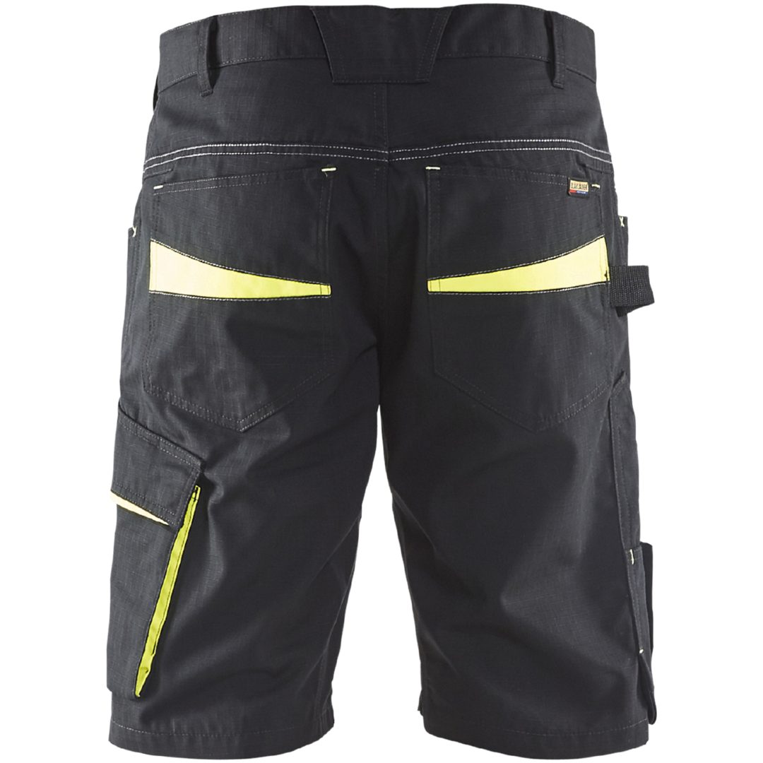 Shorts 14991330 Svart / Hivisgul BLÅKLÄDER SHORTS 14991330 SVART/GUL 44 – bild 2