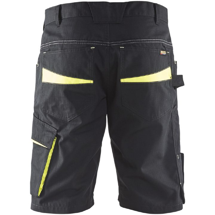Shorts 14991330 Svart / Hivisgul BLÅKLÄDER SHORTS 14991330 SVART/GUL 44 – bild 2