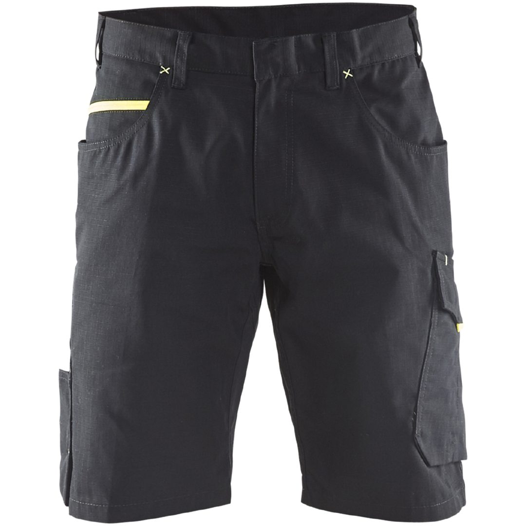 Shorts 14991330 Svart / Hivisgul BLÅKLÄDER SHORTS 14991330 SVART/GUL 44