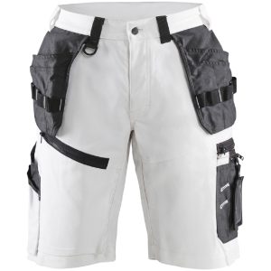 Shorts 15121210 Vit / Grå BLÅKLÄDER