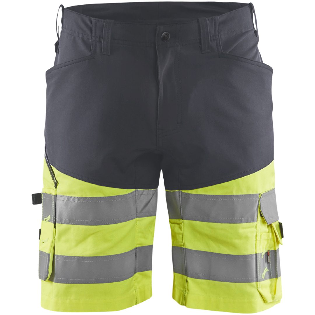 Shorts 15411811 Grå / Hivisgul BLÅKLÄDER SHORTS 15411811 MELLANGRÅ/G 44
