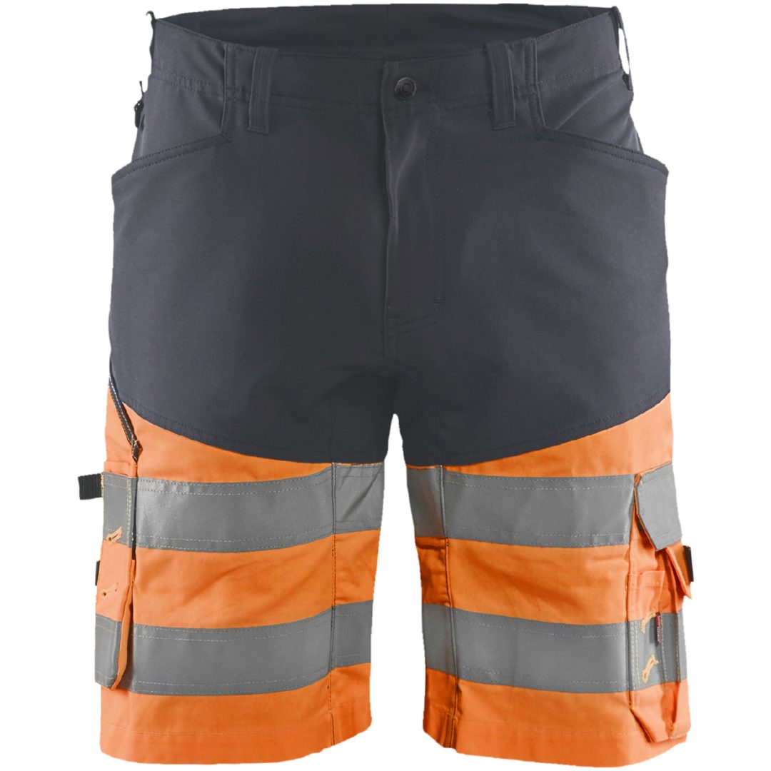 Shorts 15411811 Grå / Hivisorange BLÅKLÄDER SHORTS 15411811 MELLANGRÅ/O 44