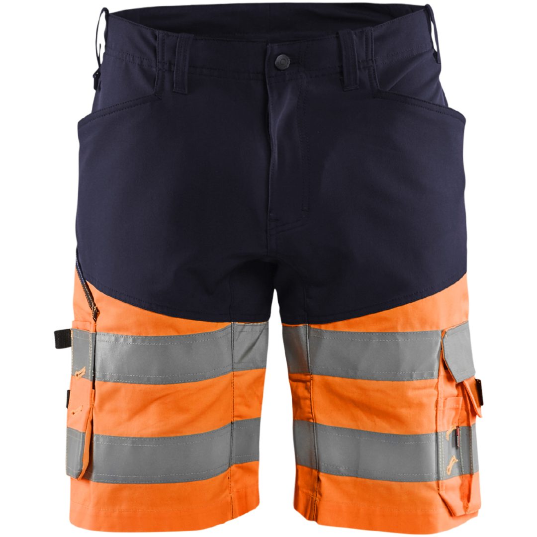 Shorts 15411811 Marin / Hivisorange BLÅKLÄDER SHORTS 15411811 MARIN/ORAN 44