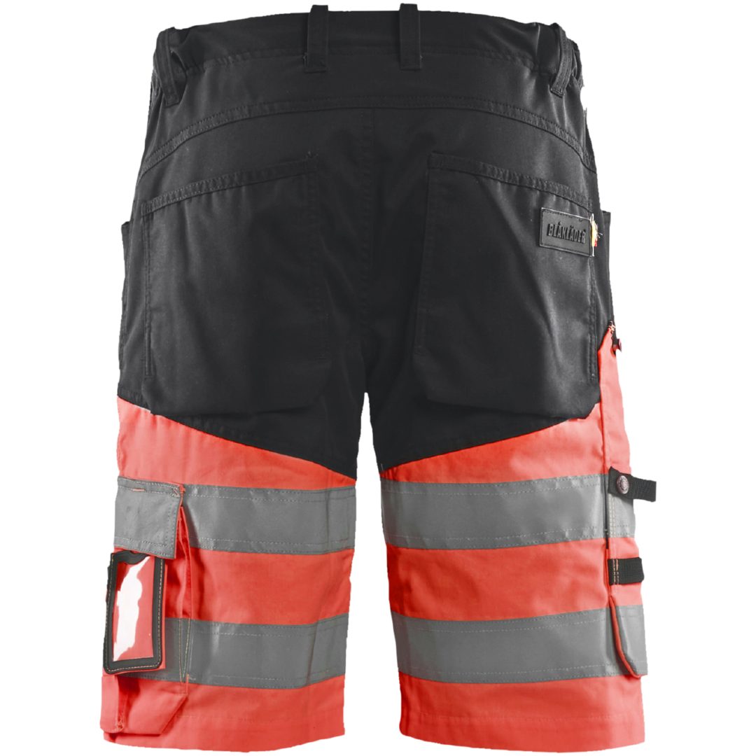 Shorts 15411811 Svart / Hivisröd BLÅKLÄDER SHORTS 15411811 SVART/VAR 44 – bild 2
