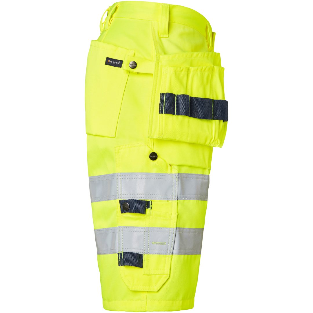Shorts Craftsmen Polyester Fluorescerande Gul Top Swede C44 – bild 2