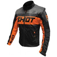 Shot Jacka Softshell Lite 3.0 Svart/Orange, XS