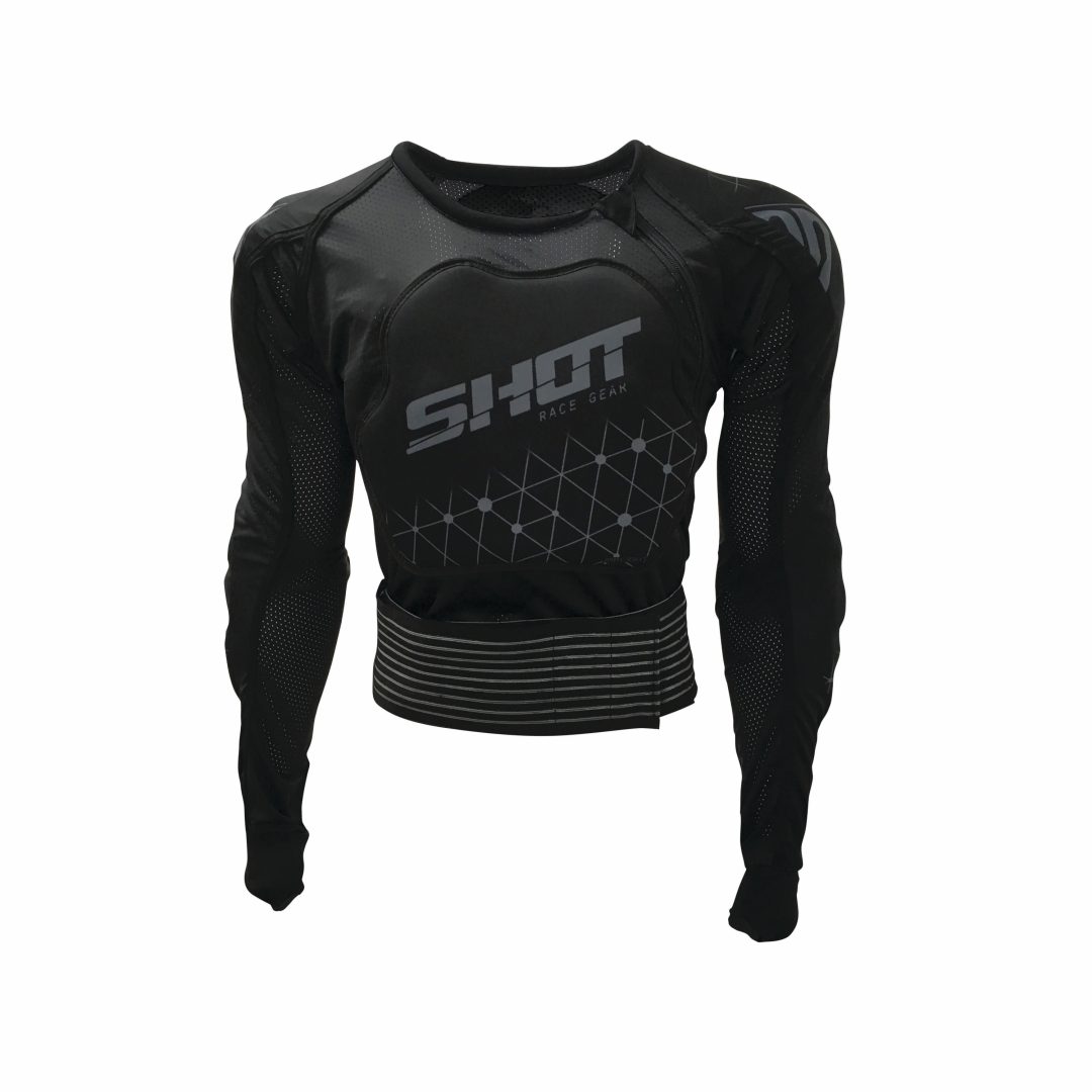 Shot Skyddsjacka AIRLIGHT EVO 2018 Svart/Grå XXL