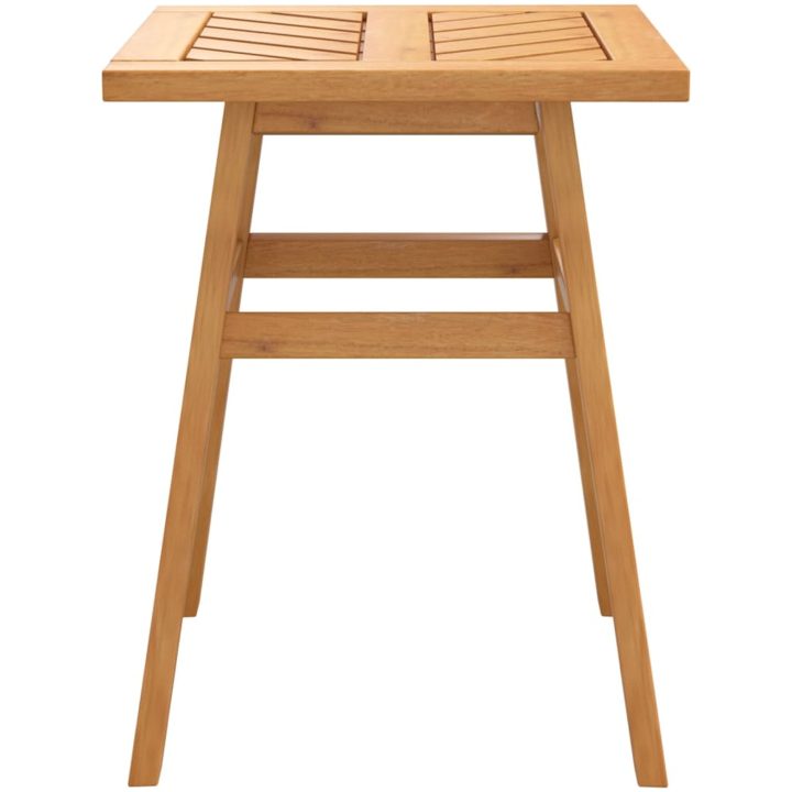 Sidobord 45x45x60 cm massivt akaciaträ vidaXL – bild 3