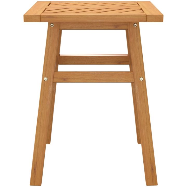Sidobord 45x45x60 cm massivt akaciaträ vidaXL – bild 4
