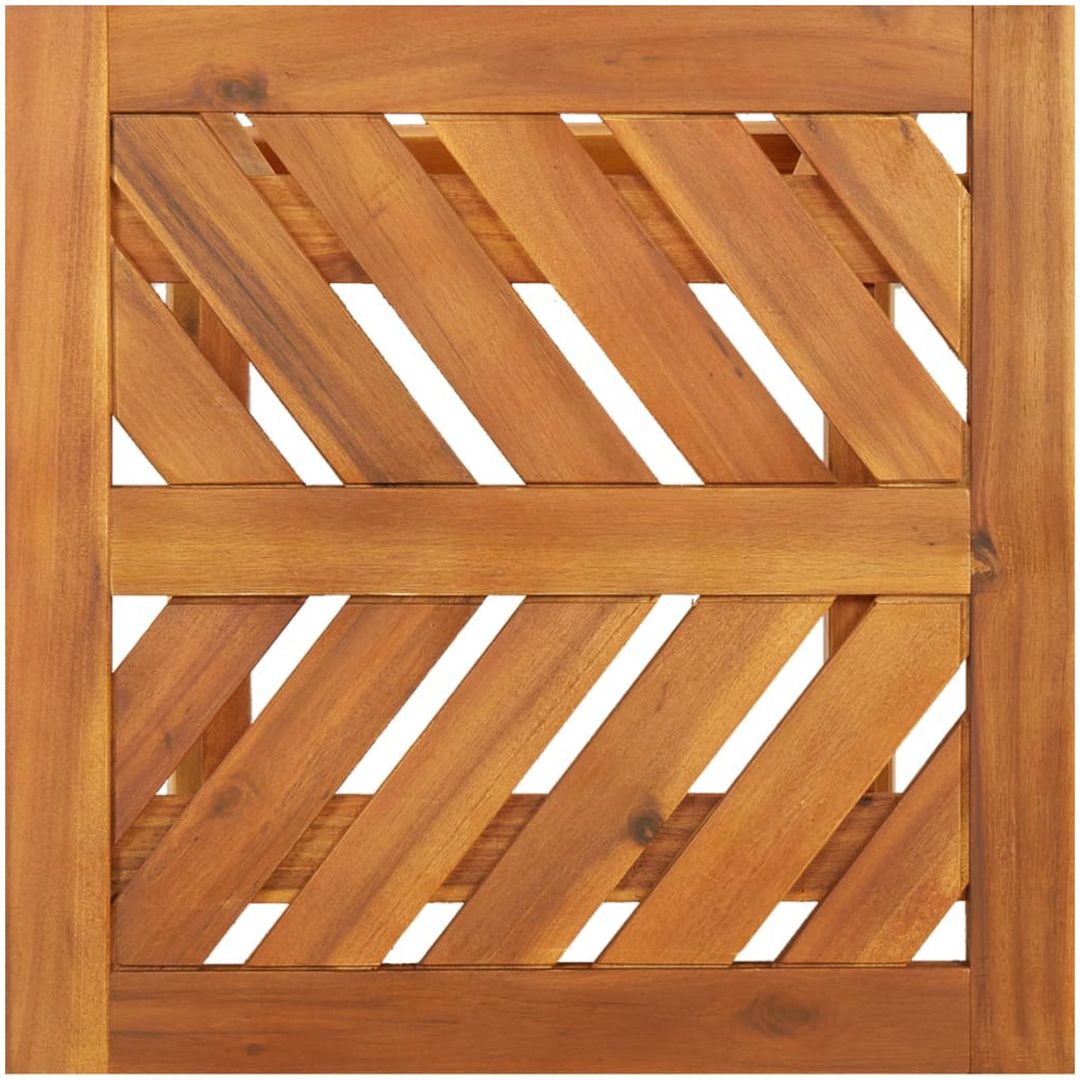 Sidobord 45x45x60 cm massivt akaciaträ vidaXL – bild 6