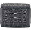Sidobord antracit 54x54x36,5 cm plast vidaXL – miniatyr 2