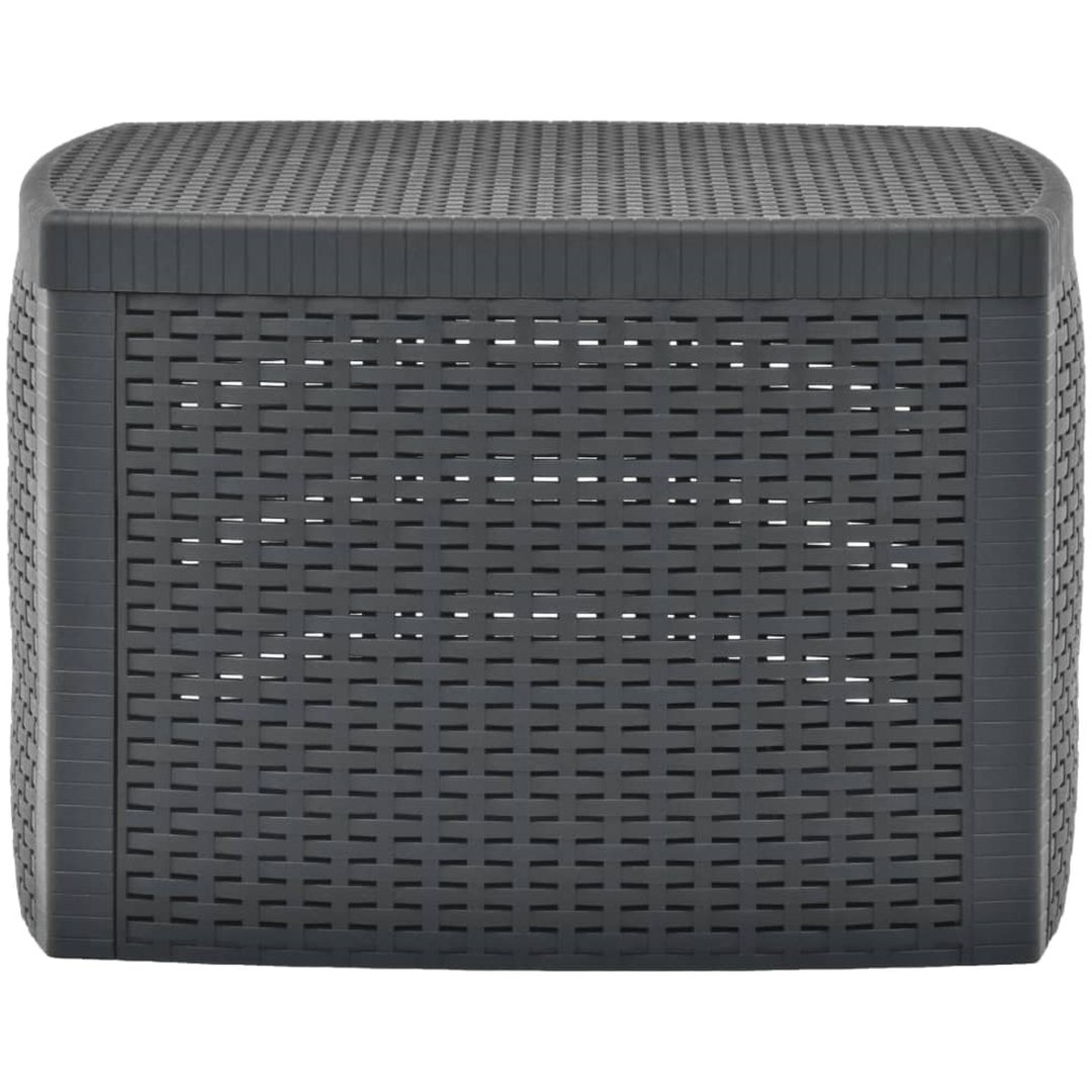 Sidobord antracit 54x54x36,5 cm plast vidaXL – bild 2