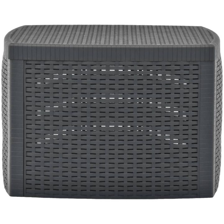 Sidobord antracit 54x54x36,5 cm plast vidaXL – bild 2