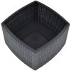 Sidobord antracit 54x54x36,5 cm plast vidaXL – miniatyr 4
