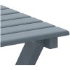 Sidobord hopfällbar grå massivt poppelträ vidaXL – miniatyr 7