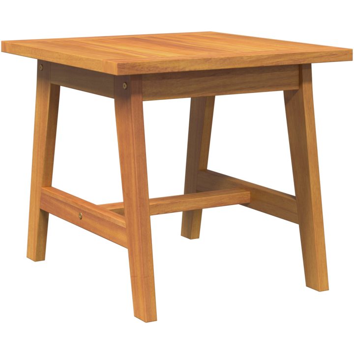 Sidobord Massivt Akaciaträ vidaXL 45 x 45 x 40 cm – bild 2