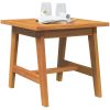 Sidobord Massivt Akaciaträ vidaXL 45 x 45 x 40 cm – miniatyr 3